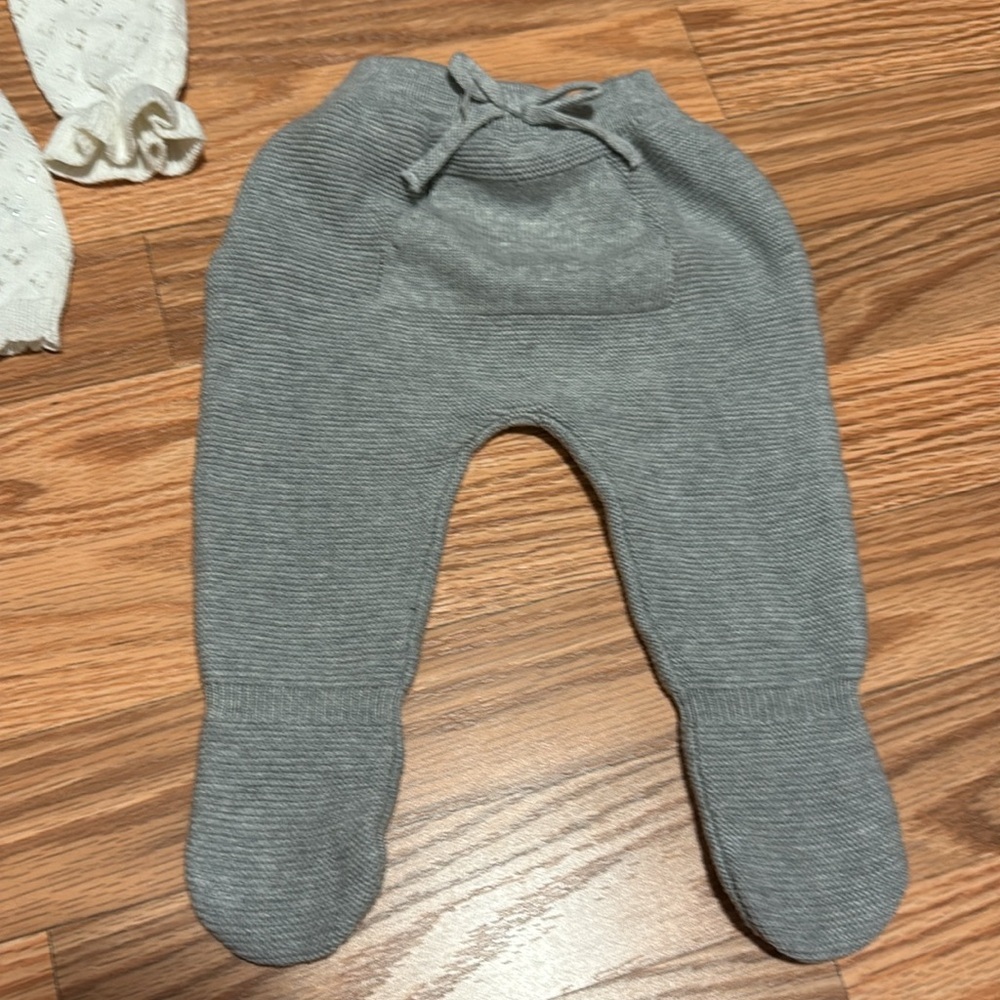 NEW mayoral Baby girl 2 piece cardigan footed pant set  3-4 months 100% cotton - Picture 4 of 5